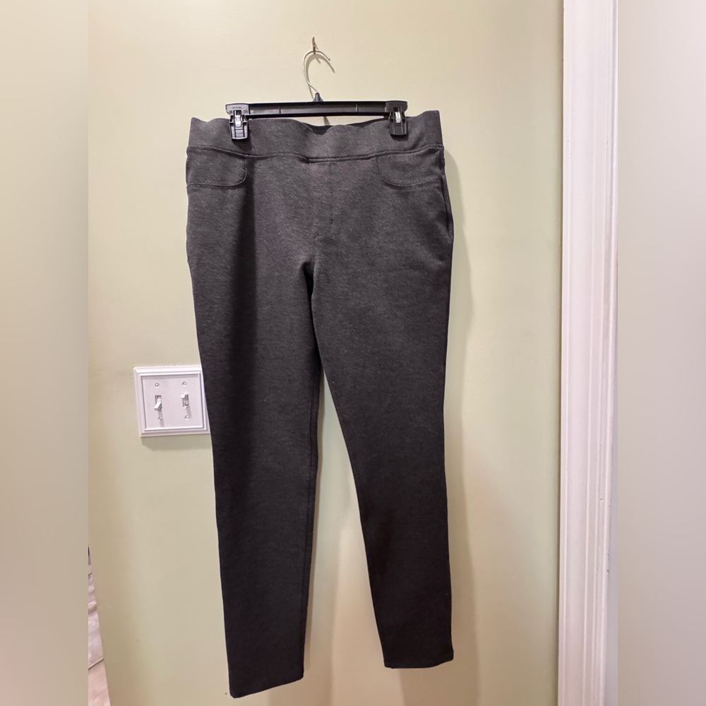 St. John's Bay Dark Gray Skinny Leg Pants